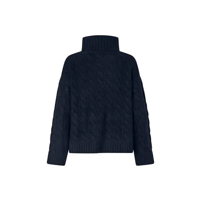 Lollys Laundry RESNO KNIT JUMPER LS DARK BLUE