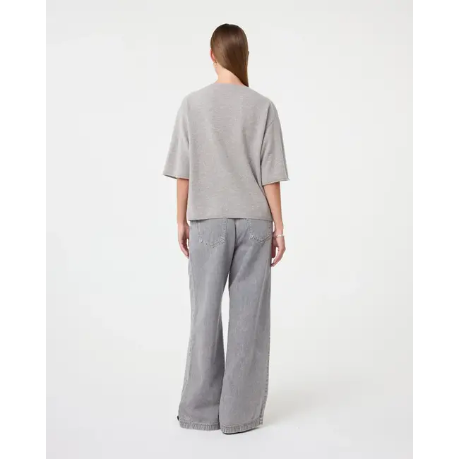 KNIT-TED MER TEE MID GREY