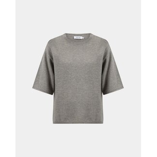 KNIT-TED MER TEE MID GREY