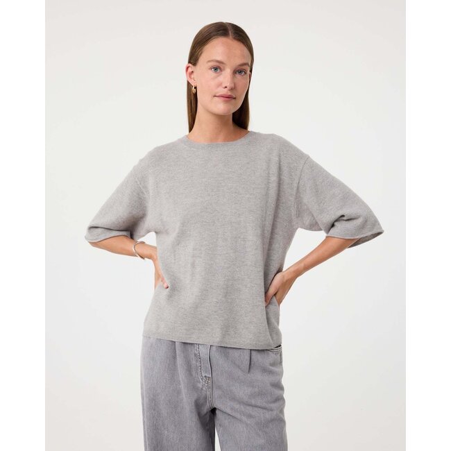 KNIT-TED MER TEE MID GREY
