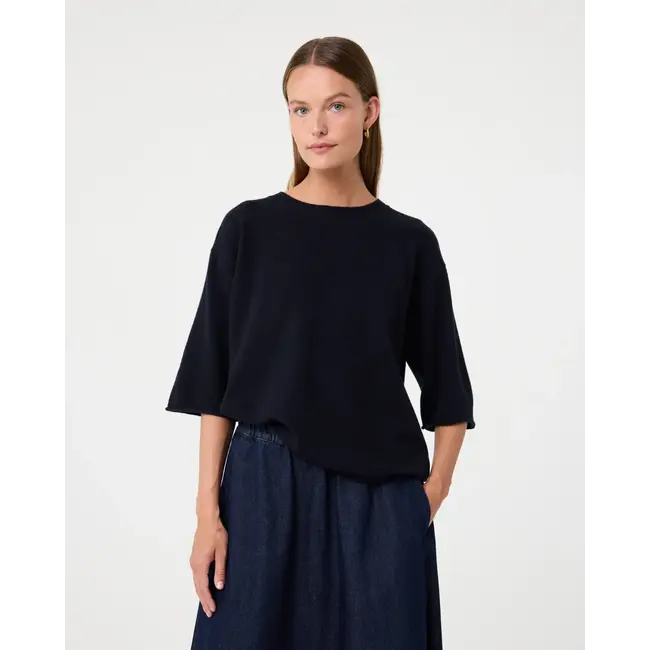 KNIT-TED MER TEE NIGHT BLUE