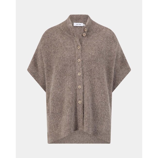 KNIT-TED PLEUNIE PONCHO MOCCA
