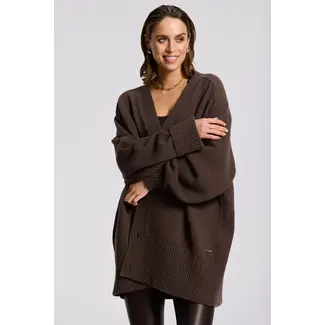 Deblon Sports FLORENCE BOYFRIEND CARDIGAN CACAO MEL.