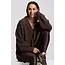 Deblon Sports FLORENCE BOYFRIEND CARDIGAN CACAO MEL.