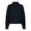 Neo Noir PAULINA KNIT BLOUSE NAVY