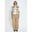 Minus MSALDA FAUX FUR VEST SAND GREY