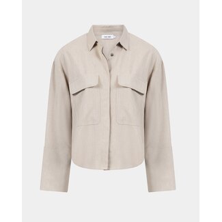 KNIT-TED CARA BLOUSE SAND