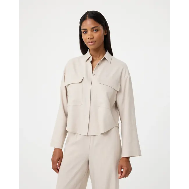 KNIT-TED CARA BLOUSE SAND