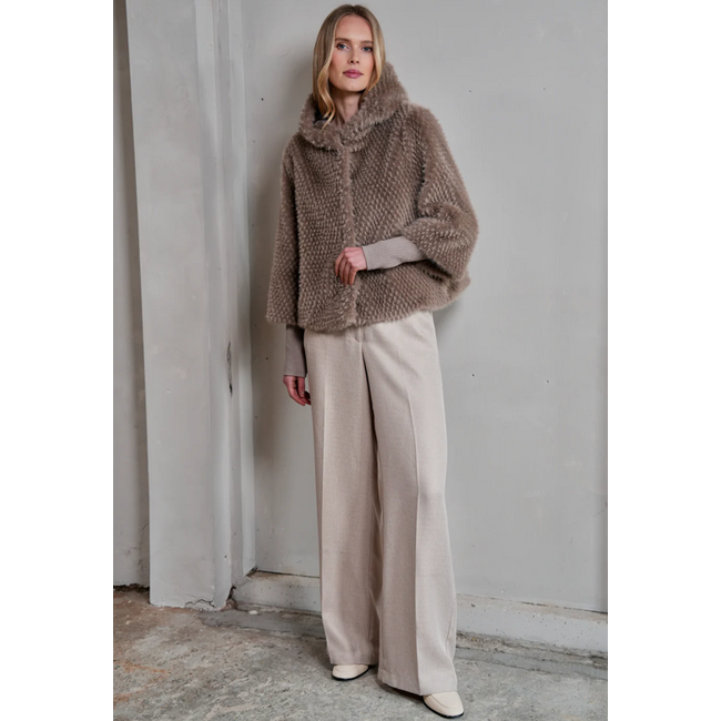 SIMPLE THE BRAND DANTE JACKET CARAMEL