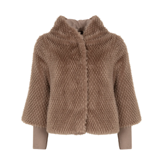 SIMPLE THE BRAND DANTE JACKET CARAMEL