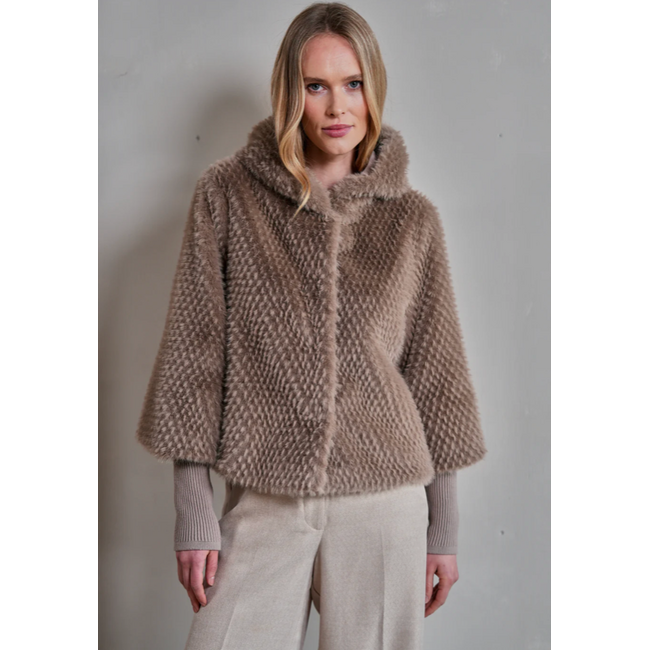 SIMPLE THE BRAND DANTE JACKET CARAMEL