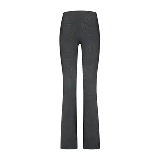 Deblon Sports CELINE X-FLARED LEGGINGS CHEETAH BLACK