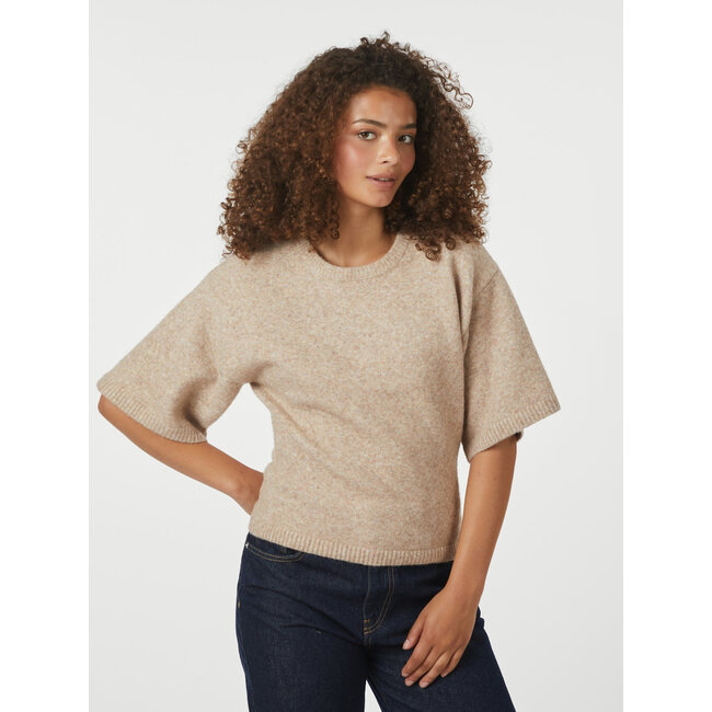 Neo Noir ASHA KNIT TEE SAND MEL.