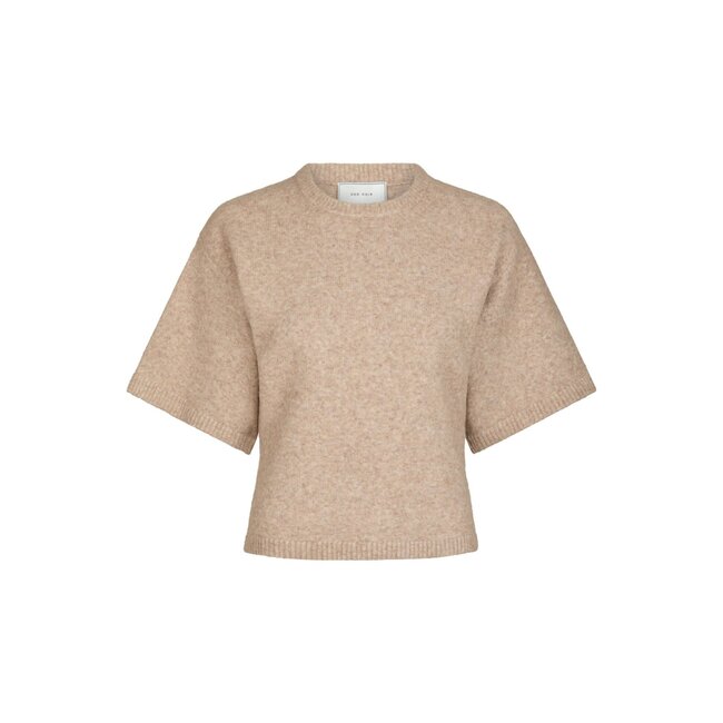 Neo Noir ASHA KNIT TEE SAND MEL.