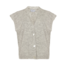 SIMPLE THE BRAND SEPPA KNIT-CARDIGAN GREY MEL.