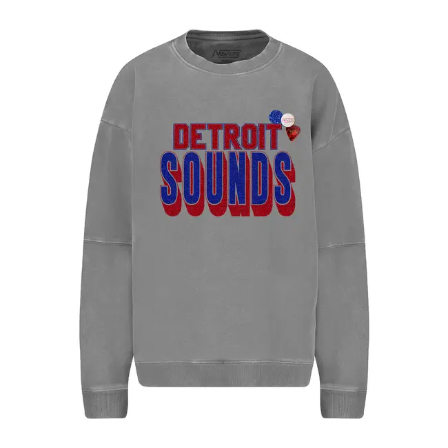 Newtone Brand SWEATSHIRT ROLLER SONG GREY