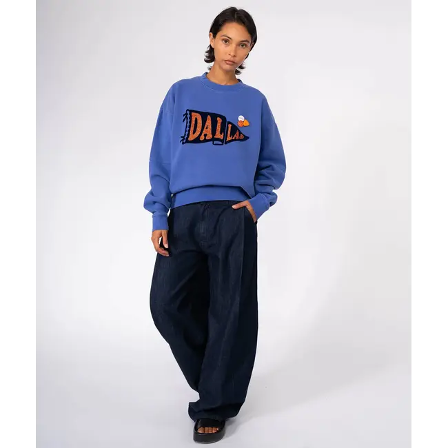 Newtone Brand SWEATSHIRT ROLLER PRENNANT FLO BLUE