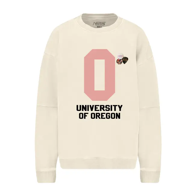Newtone Brand SWEATSHIRT ROLLER LETTERS NATURAL
