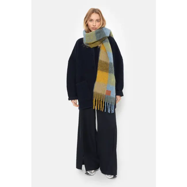 Ame antwerp HANNAH NAVY WOOL OVERSIZED JACKET