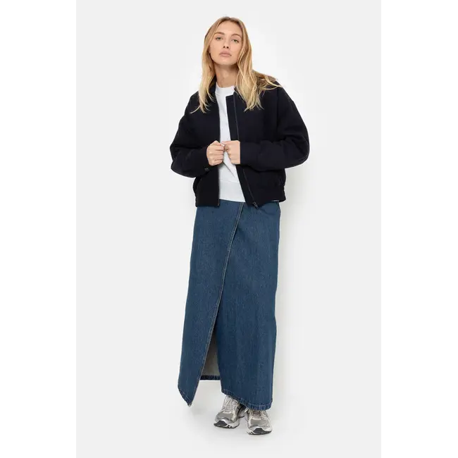 Ame antwerp MILF NAVY WOOLY BOMBER