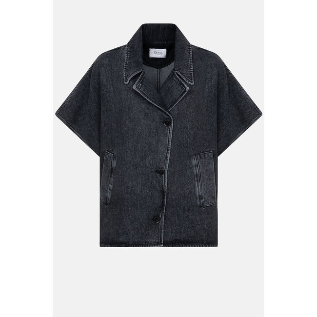 Ame antwerp LAUREN DARK GREY DENIM TRENCH