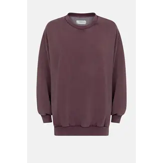 Ame antwerp ULLA VINTAGE PLUM OVERSIZED SWEATSHIRT
