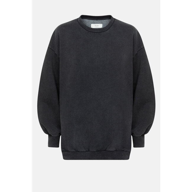 Ame antwerp ULLA VINTAGE BLACK OVERSIZED SWEATSHIRT