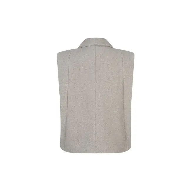 Ruby Tuesday CEDRIC SCARF GILET LIGHT GREY MEL.