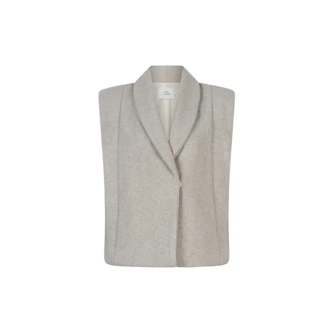 Ruby Tuesday CEDRIC SCARF GILET LIGHT GREY MEL.