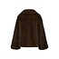Neo Noir STEPHANIE FAUX FUR JACKET BROWN