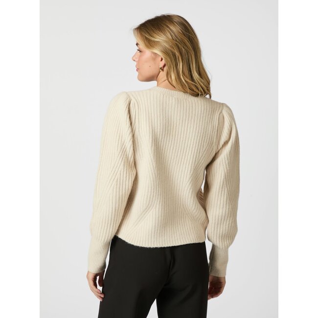 Neo Noir PULI KNIT CARDIGAN IVORY