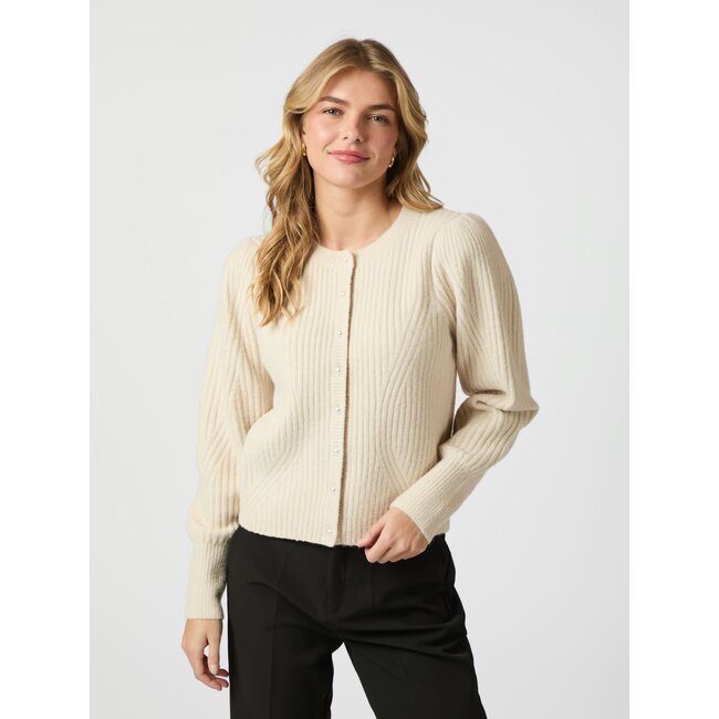 Neo Noir PULI KNIT CARDIGAN IVORY