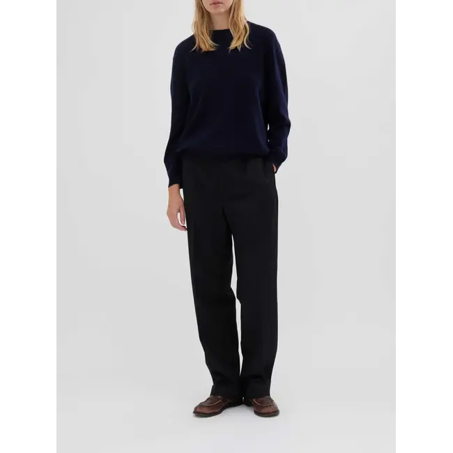 PEOPLE'S REPUBLIC OF CASHMERE WOMEN'S OVERSIZED R.  NAVY BLUE