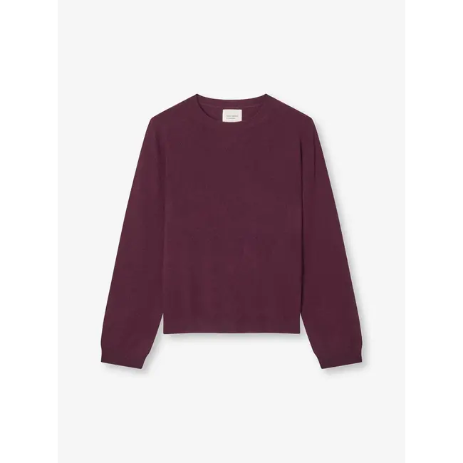 PEOPLE'S REPUBLIC OF CASHMERE WOMEN'S OVERSIZED R.  BORDEAUX