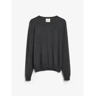 PEOPLE'S REPUBLIC OF CASHMERE WOMEN'S CLASSIC ROUNDNECK DARK GREY