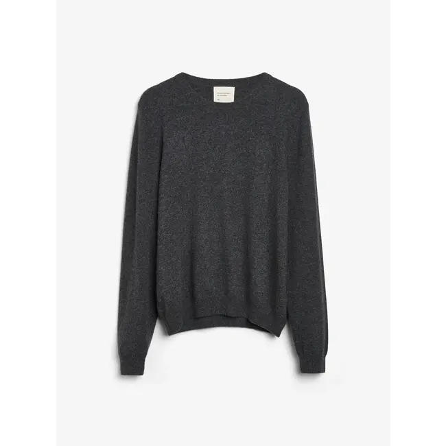 PEOPLE'S REPUBLIC OF CASHMERE WOMEN'S CLASSIC ROUNDNECK DARK GREY