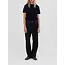 PEOPLE'S REPUBLIC OF CASHMERE WOMEN'S BLOUSE NAVY BLUE