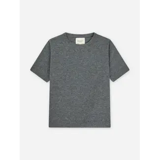 PEOPLE'S REPUBLIC OF CASHMERE WOMEN'S BLOUSE HEATHER GREY L.