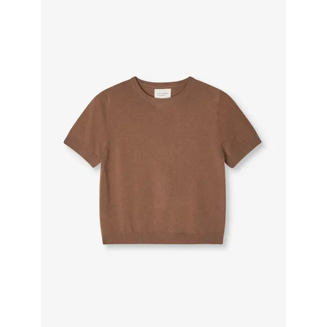 PEOPLE'S REPUBLIC OF CASHMERE WOMEN'S BLOUSE CARAMEL