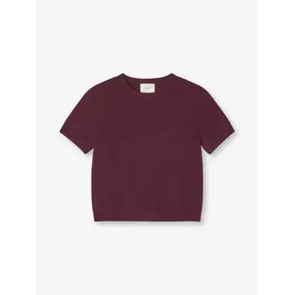PEOPLE'S REPUBLIC OF CASHMERE WOMEN'S BLOUSE BORDEAUX