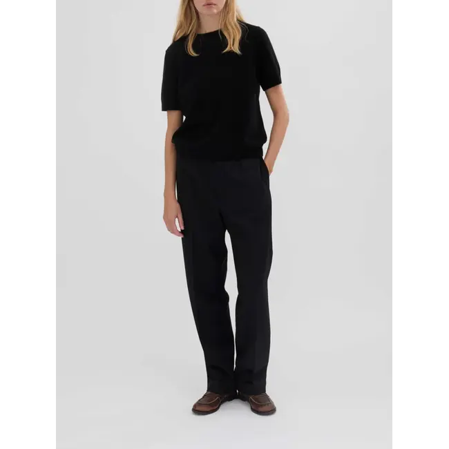 PEOPLE'S REPUBLIC OF CASHMERE WOMEN'S BLOUSE BLACK