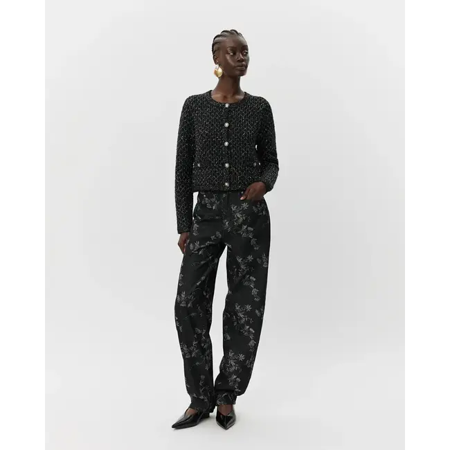 Sofie Schnoor CARNETSW CARDIGAN BLACK GLITTER