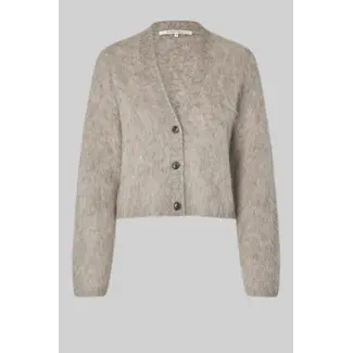 Second Female KARLA KNIT CARDIGAN PUMICE STONE