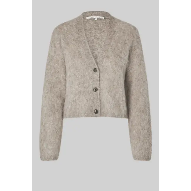 Second Female KARLA KNIT CARDIGAN PUMICE STONE