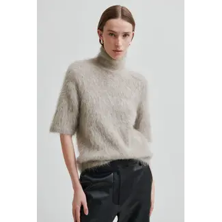 Second Female KARLA KNIT SS PUMICE STONE
