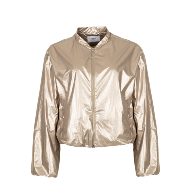 SIMPLE THE BRAND YVO BOMBER JACKET GOLDEN