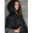 SIMPLE THE BRAND SUUS JACKET PONCHO BLACK