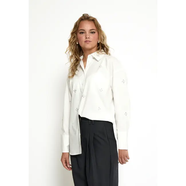 Minus LUMI SHIRT CLOUD DANCER