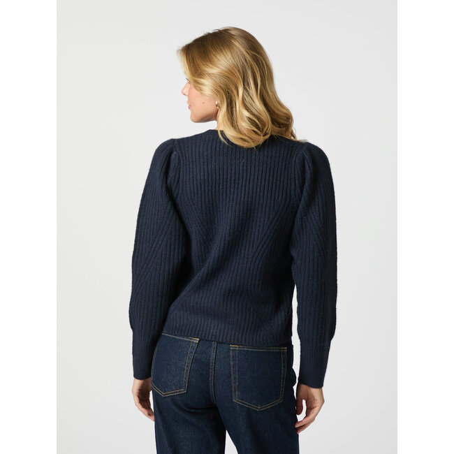 Neo Noir PULI KNIT CARDIGAN NAVY