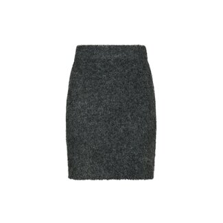 Neo Noir NARIA FLUFFY KNIT SKIRT ANTRACIT